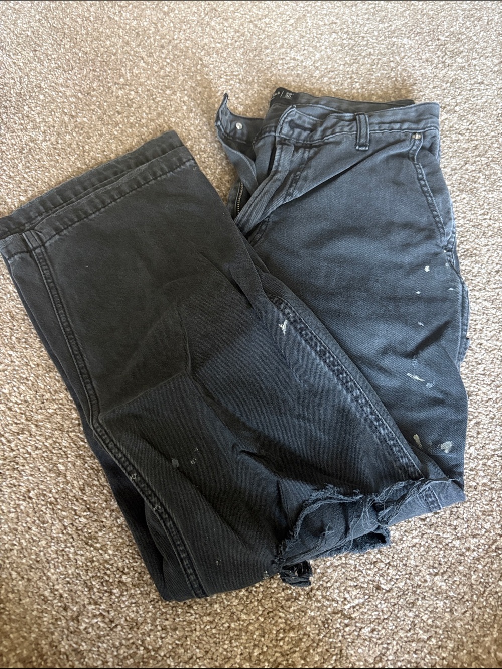 Abercrombie & Fitch Black Baggy Lightweight Jeans. Men’s size 29W30L.